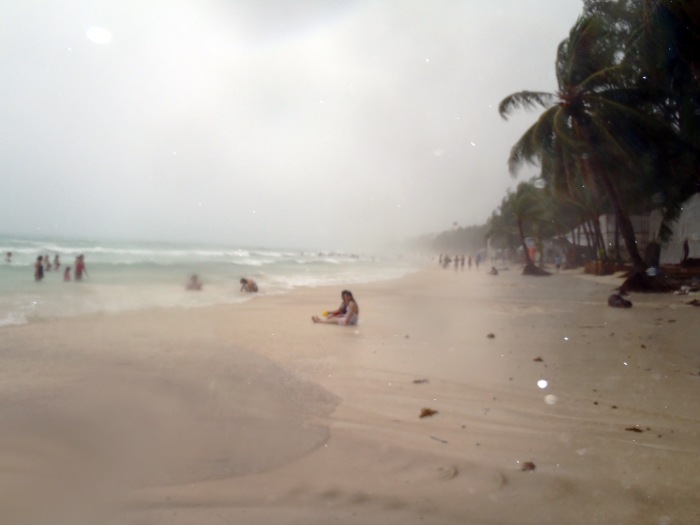 Boracay Beach in Wet Season